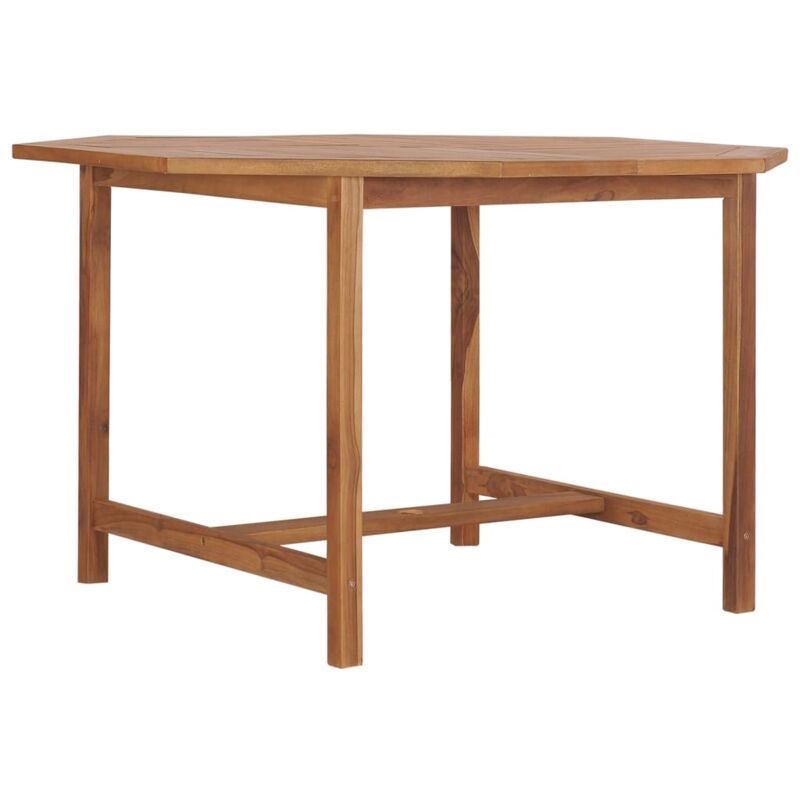 foto del prodotto vidaxl tavolo pranzo da giardino 110x110x75 cm legno massello di teak