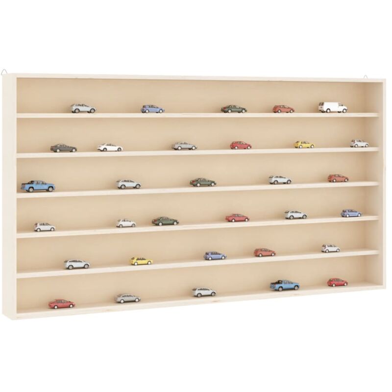 foto del prodotto vidaxl teca da collezione in legno con 6 ripiani 100x8,5x55 cm