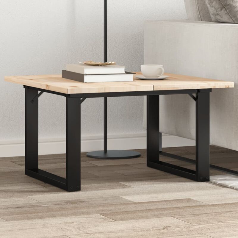 foto del prodotto vidaxl telaio gambe a o per tavolino da salotto 50x40x38 cm in acciaio