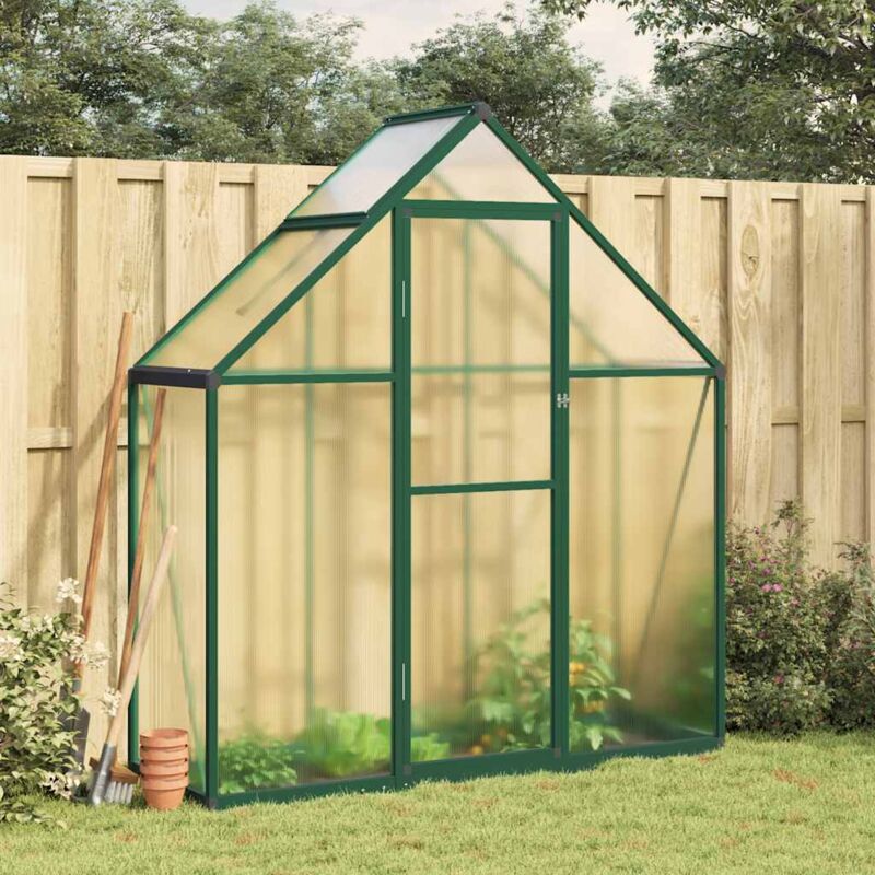 foto del prodotto vidaxl telaio serra con base verde 169x58x195 cm in alluminio