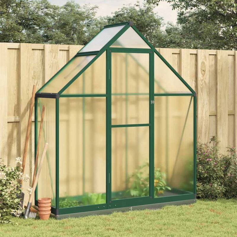 foto del prodotto vidaxl telaio serra con base verde 169x58x202 cm in alluminio