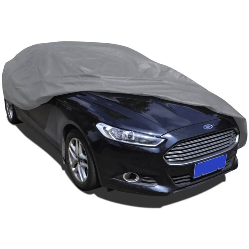 foto del prodotto vidaxl telo copertura auto in tessuto non tessuto grigio varie dimensioni dimensioni xxl