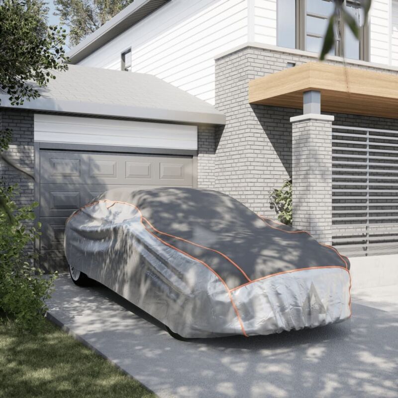 foto del prodotto vidaxl telo copriauto per berlina antigrandine xl grigio e argento