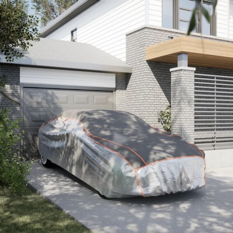 foto del prodotto vidaxl telo copriauto per berlina antigrandine xxl grigio e argento