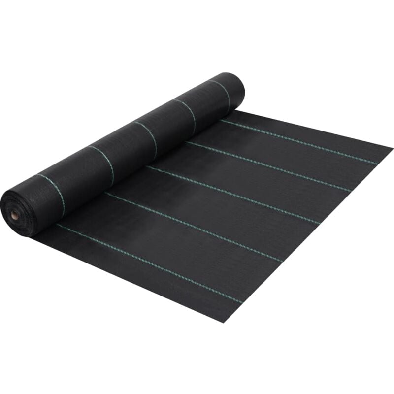 foto del prodotto vidaxl telo pacciamatura antiradici antierbacce nero 1x50 m in pp