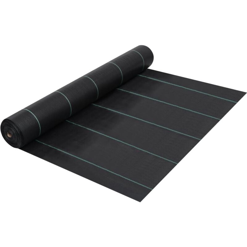 foto del prodotto vidaxl telo pacciamatura antiradici antierbacce nero 2x10 m in pp