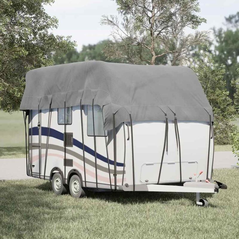 foto del prodotto vidaxl telo per roulotte grigio 600x300 cm in tessuto non tessuto