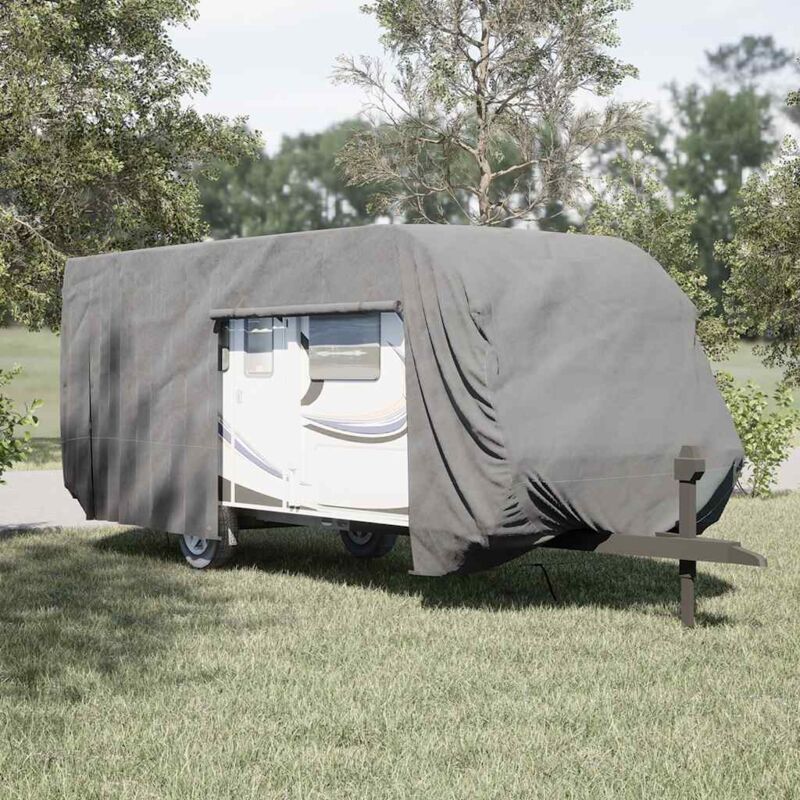 foto del prodotto vidaxl telo per roulotte grigio 732x250x220 cm in tessuto non tessuto