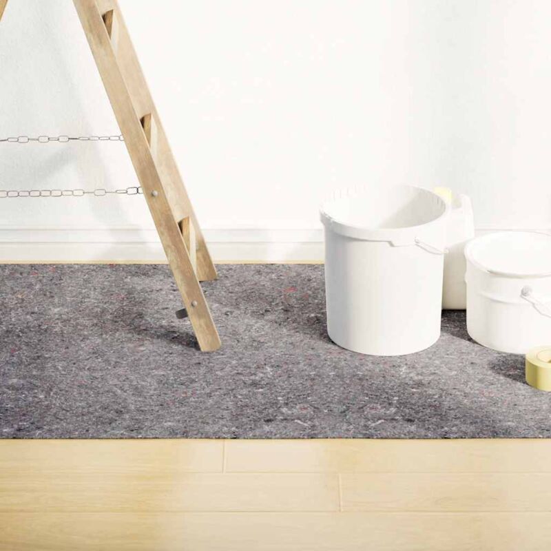 foto del prodotto vidaxl telo protettivo per pittori antiscivolo 10 m 180 g m grigio