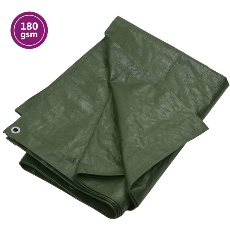 foto del prodotto vidaxl telone 180 g m 4x8 m verde hdpe