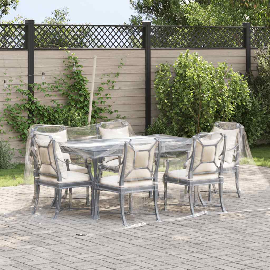 foto del prodotto vidaxl telone trasparente con occhielli 3x4 m in pvc