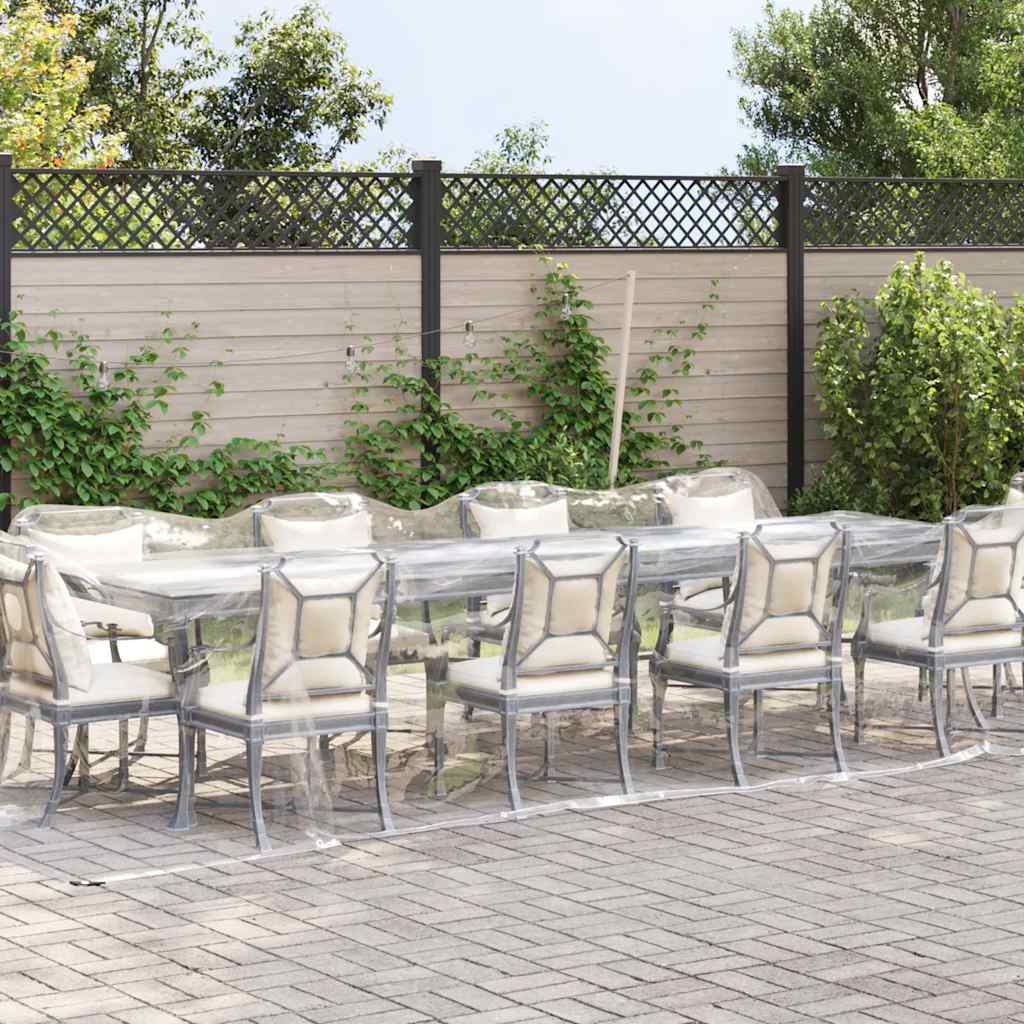 foto del prodotto vidaxl telone trasparente con occhielli 3x8 m in pvc