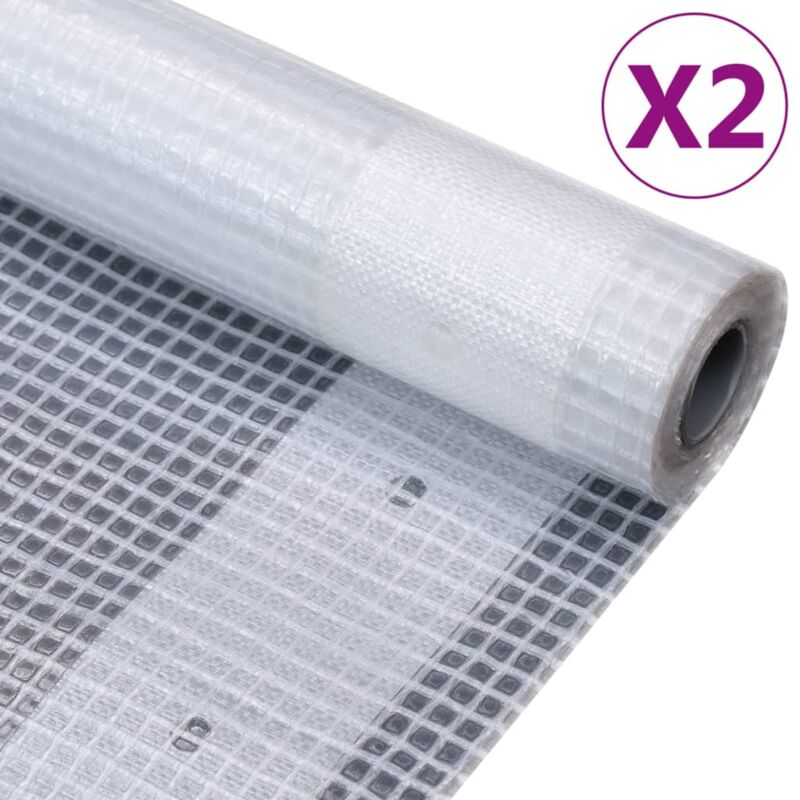 foto del prodotto vidaxl teloni leno 2 pz 260 g m 1,5x20 m bianchi
