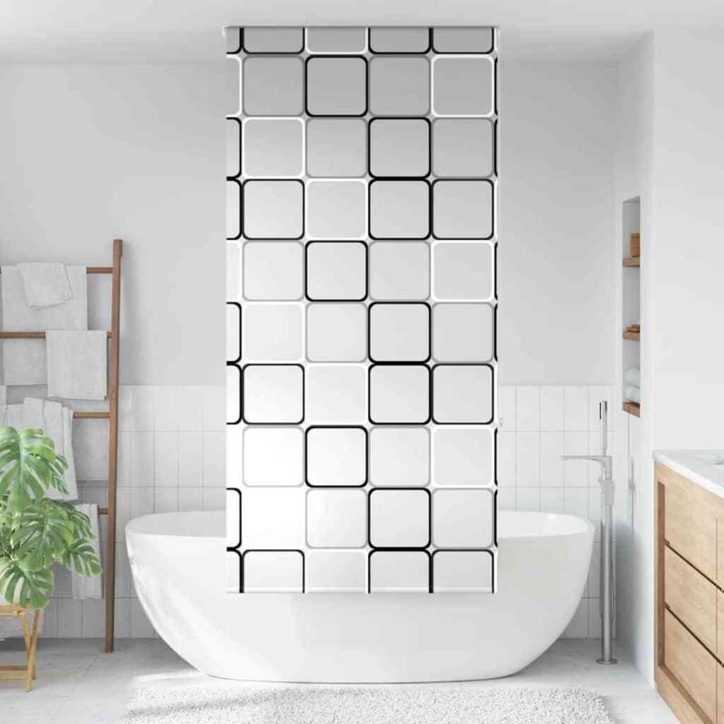 foto del prodotto vidaxl tenda a rullo doccia 100x240 cm larghezza tessuto 96 cm