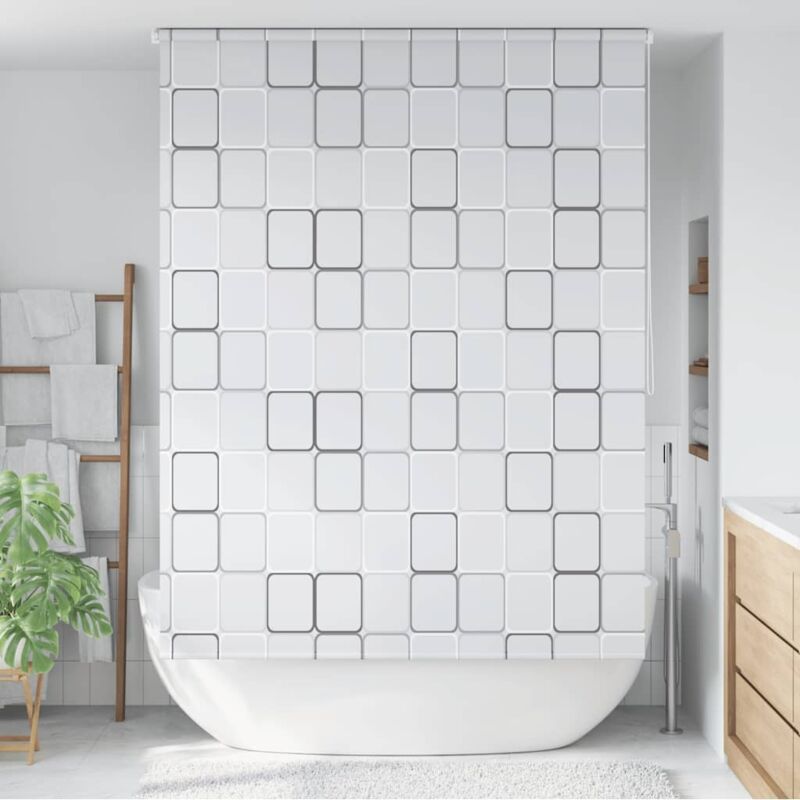 foto del prodotto vidaxl tenda a rullo per doccia 160x240 cm quadrati