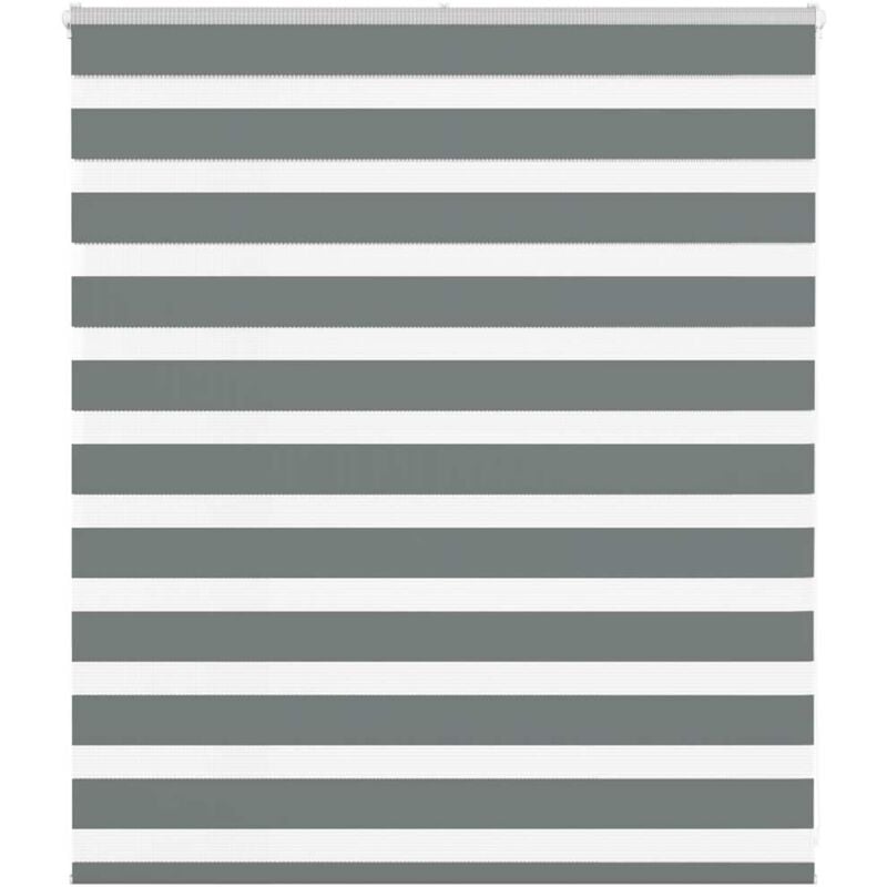 foto del prodotto vidaxl tenda a rullo zebra larghezza tessuto 130,9 cm poliestere