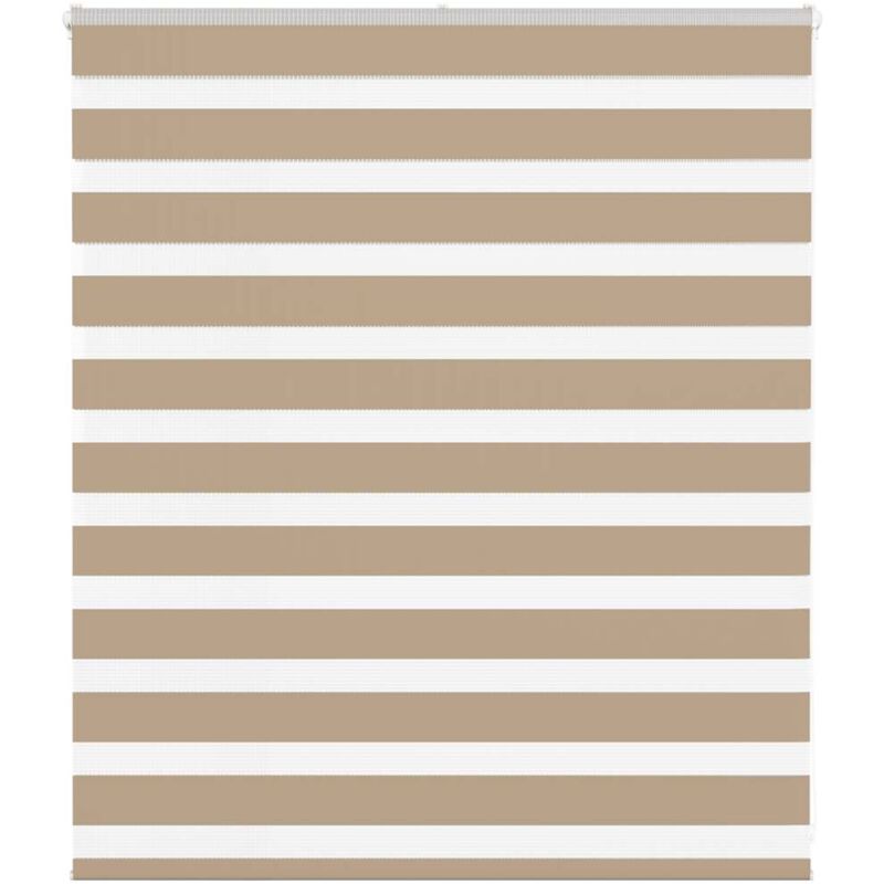 foto del prodotto vidaxl tenda a rullo zebra larghezza tessuto 130,9 cm poliestere