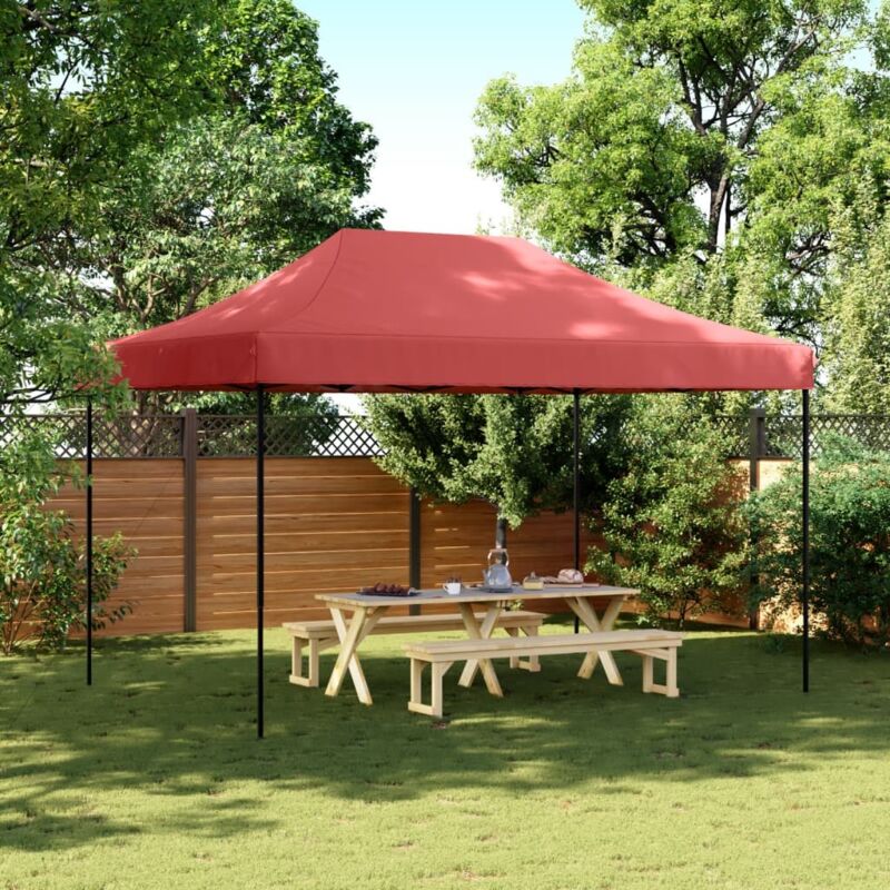 foto del prodotto vidaxl tenda da festa pieghevole pop up bord 410x279x315 cm