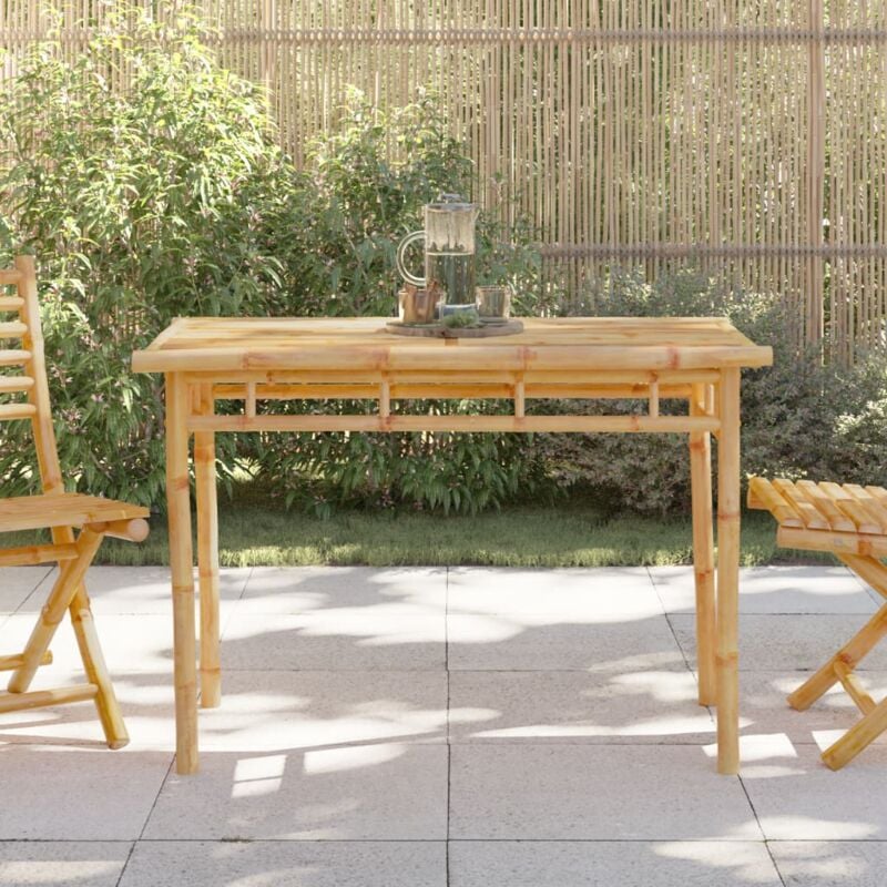 foto del prodotto vidaxl tenda da pranzo da giardino 110x55x75 cm in bamb 