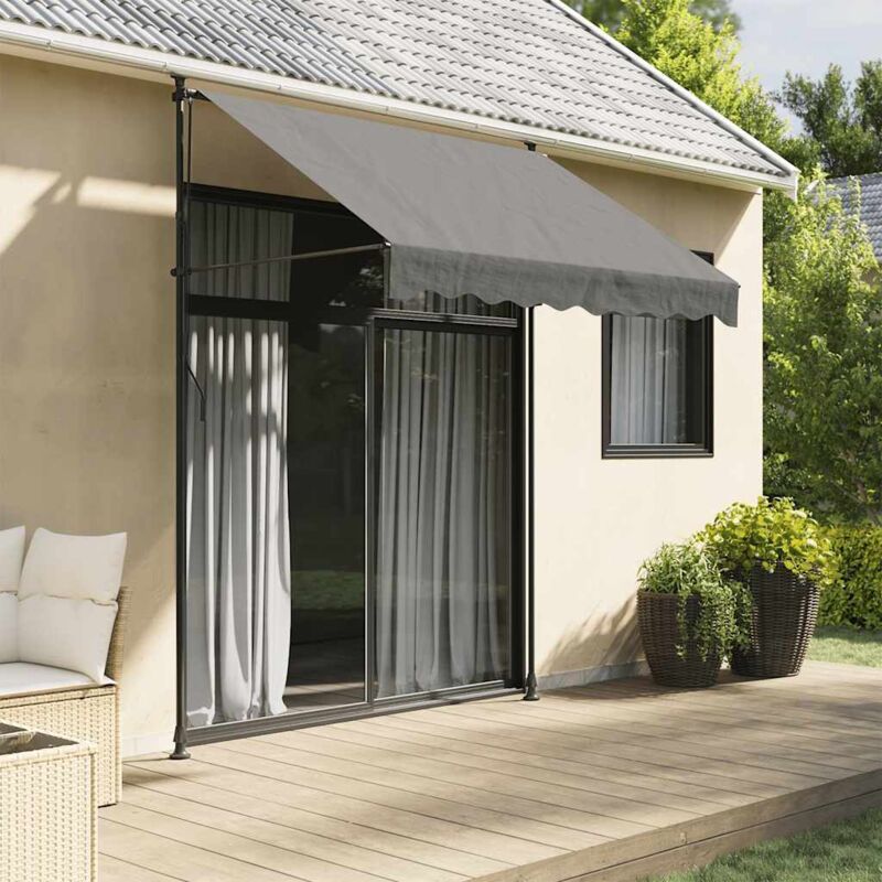 foto del prodotto vidaxl tenda da sole retrattile antracite 200x150 cm tessuto e acciaio