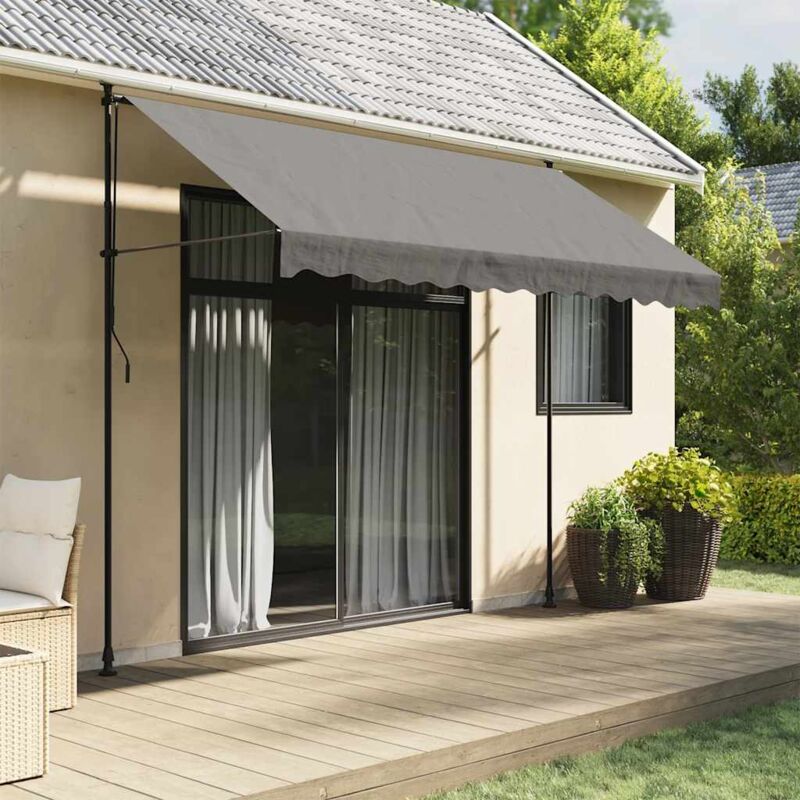 foto del prodotto vidaxl tenda da sole retrattile antracite 300x150 cm tessuto e acciaio