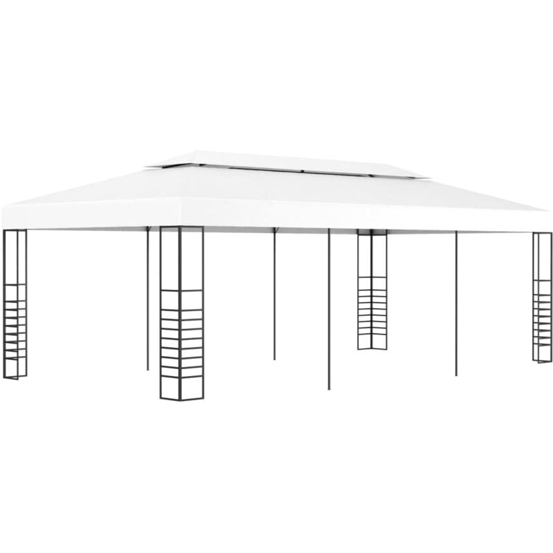 foto del prodotto vidaxl tenda gazebo 6x3 m bianco