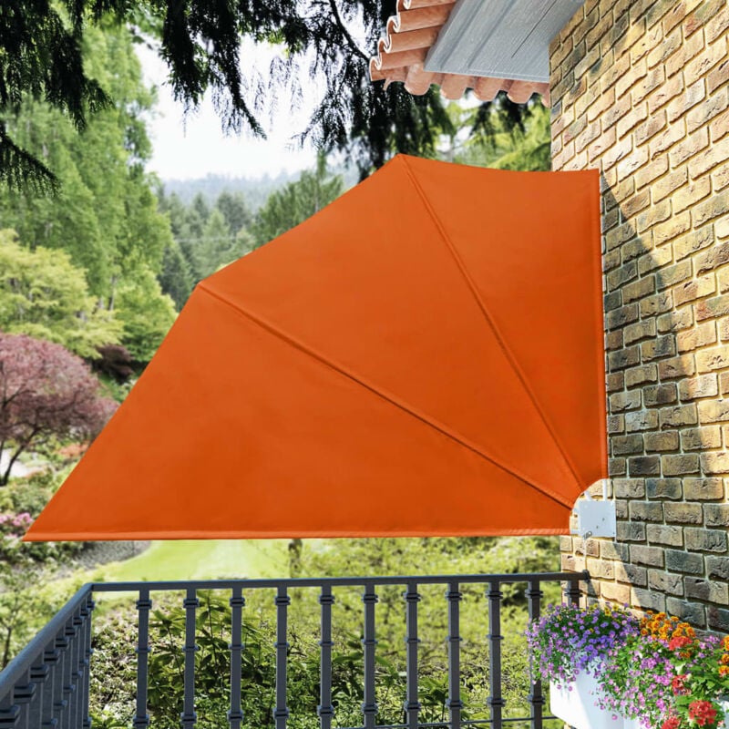 foto del prodotto vidaxl tenda laterale per balcone pieghevole terracotta 160x240 cm