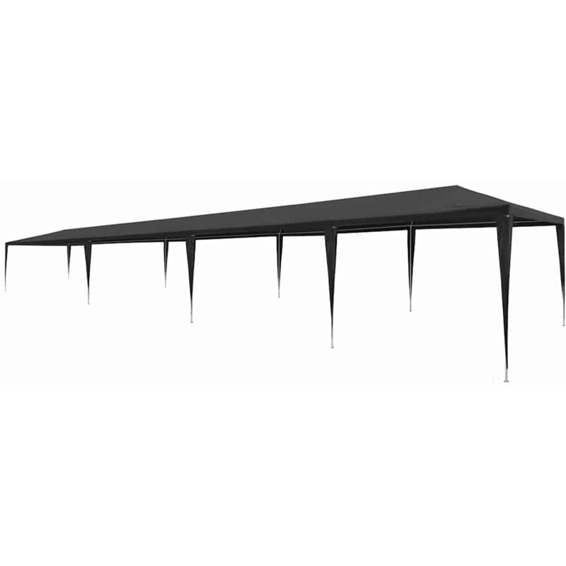 foto del prodotto vidaxl tenda per feste 3x12 m in pe antracite