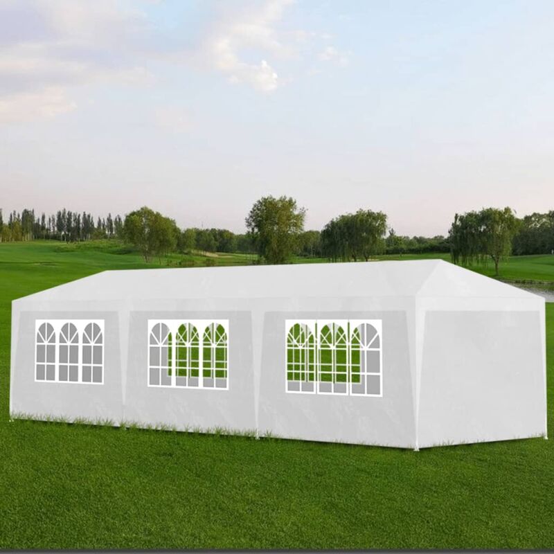 foto del prodotto vidaxl tenda per feste 3x9 m bianca