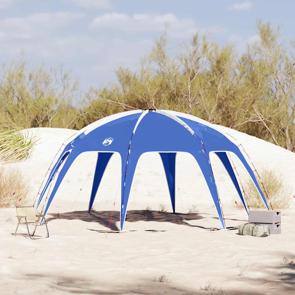 foto del prodotto vidaxl tenda per feste azzurra impermeabile