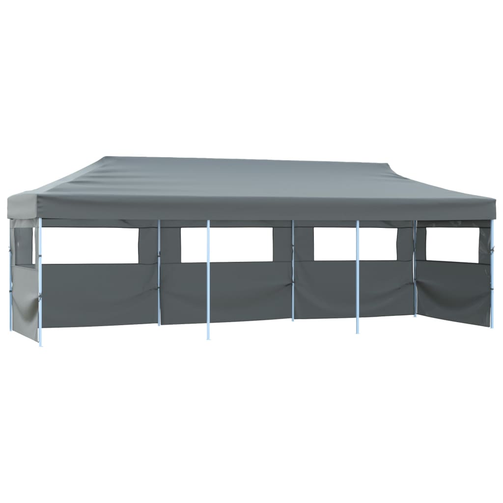 foto del prodotto vidaxl tenda pieghevole pop up con 5 pareti laterali 3x9 m antracite