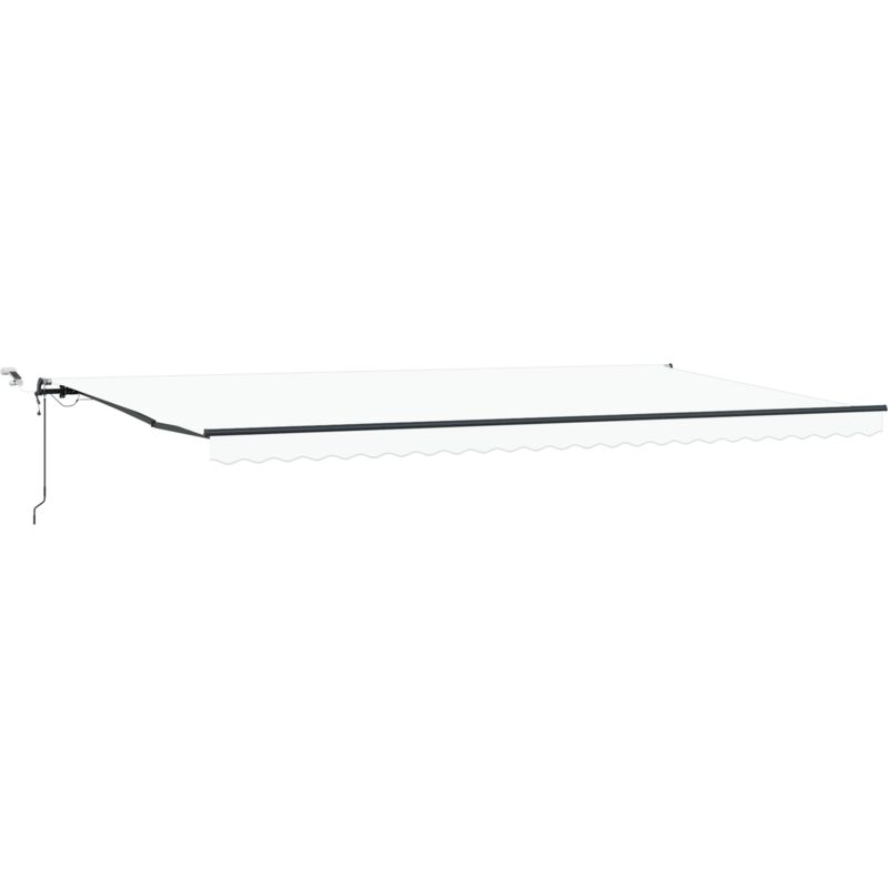 foto del prodotto vidaxl tenda retrattile automatica con led bianca 600x350 cm