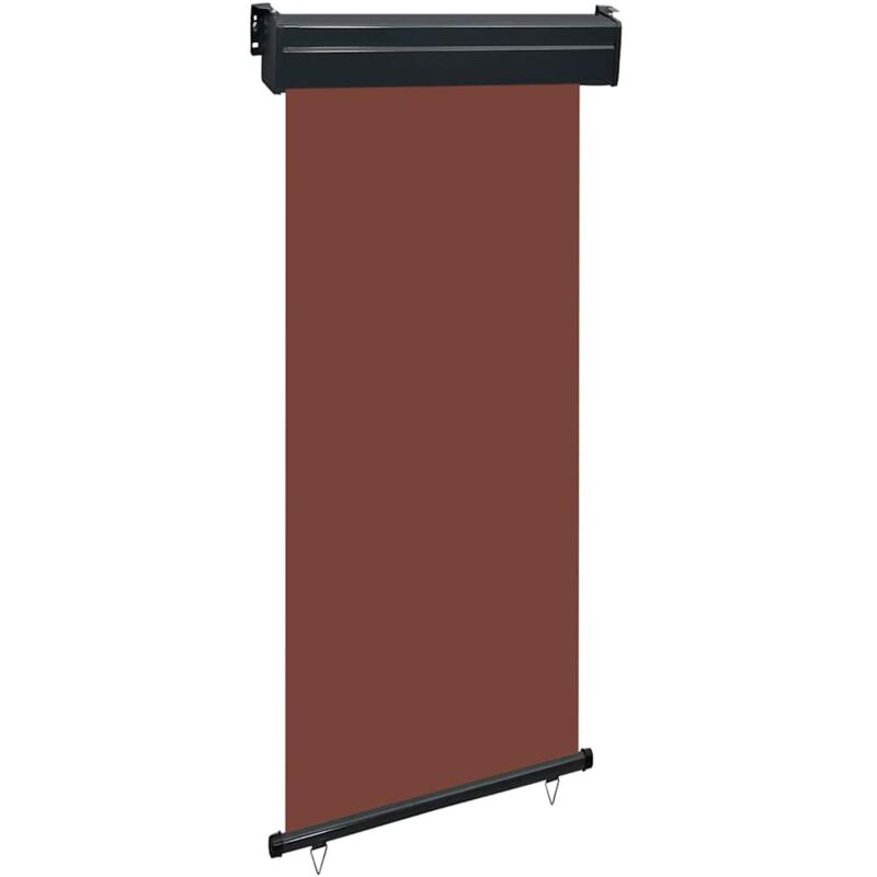 foto del prodotto vidaxl tendalino laterale per balcone 105x250 cm marrone