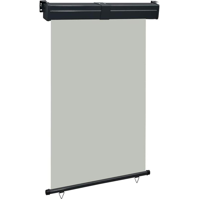 foto del prodotto vidaxl tendalino laterale per balcone 125x250 cm grigio