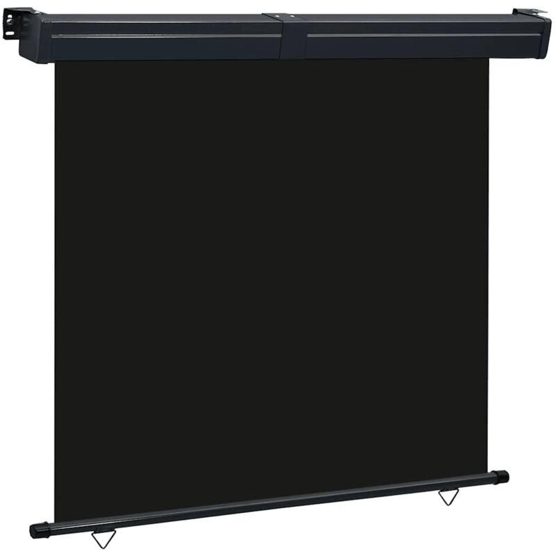 foto del prodotto vidaxl tendalino laterale per balcone 165x250 cm nero