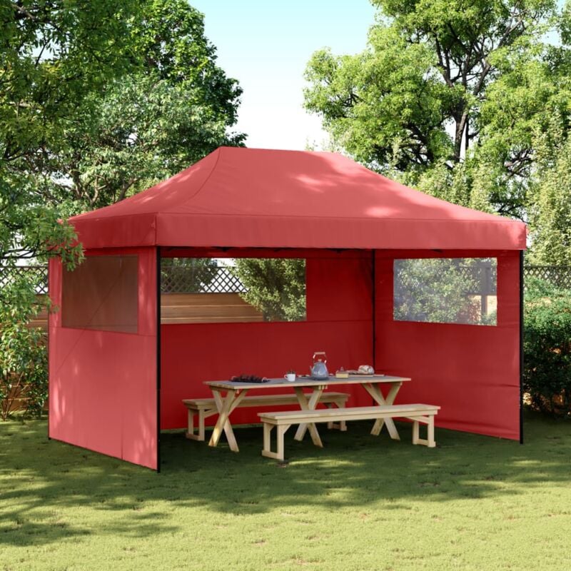 foto del prodotto vidaxl tendone per feste pieghevole pop up con 3 pareti bord 