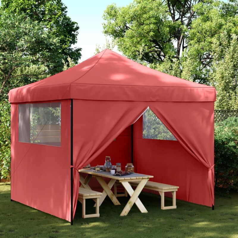 foto del prodotto vidaxl tendone per feste pieghevole pop up con 4 pareti bord 