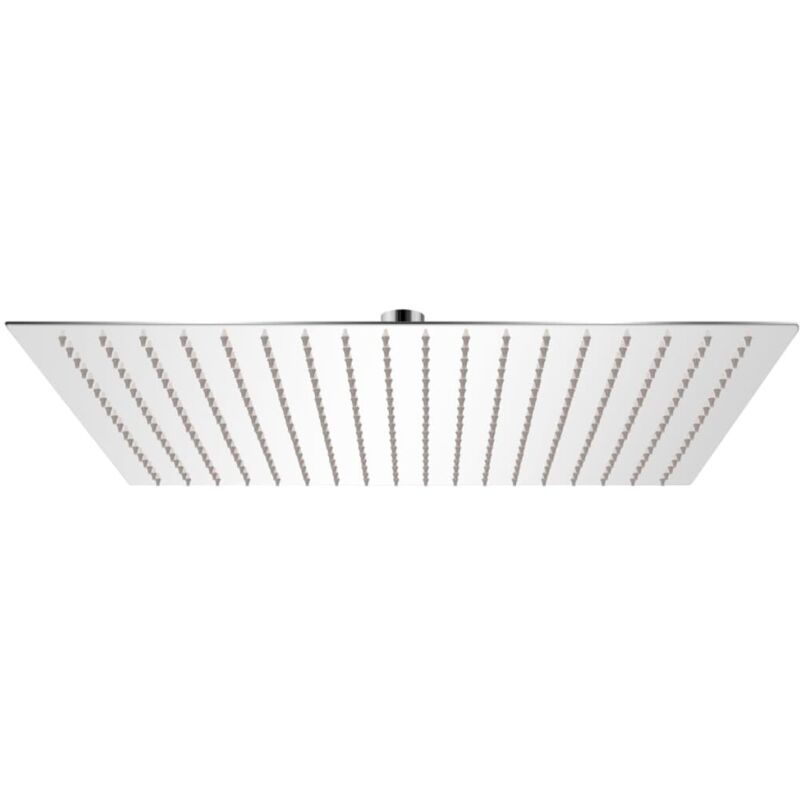 foto del prodotto vidaxl testa doccia a pioggia in acciaio inossidabile forma quadrata varie dimensioni modello 50x50 cm quadrato