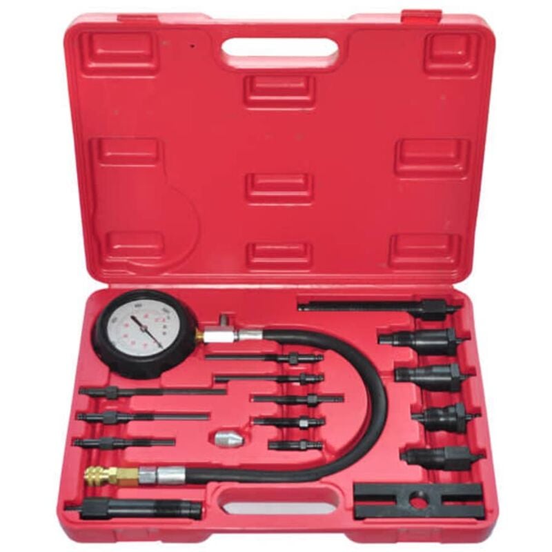 foto del prodotto vidaxl tester di compressione 17 pz per motori diesel