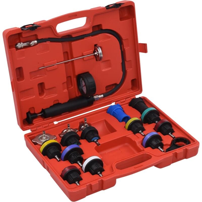 foto del prodotto vidaxl tester di pressione sistemi di raffreddamento e radiatori 18 pz