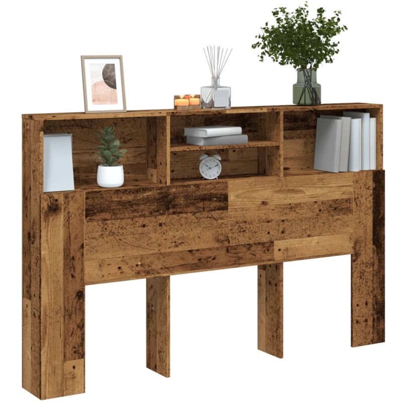 foto del prodotto vidaxl testiera con contenitore legno 160x19x103,5 cm in truciolato