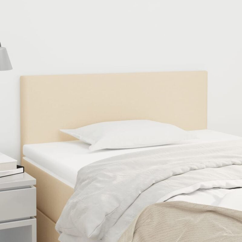 foto del prodotto vidaxl testiera crema 100x5x78 88 cm in tessuto
