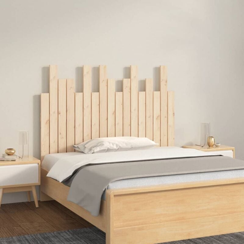 foto del prodotto vidaxl testiera da parete 108x3x80 cm in legno massello di pino