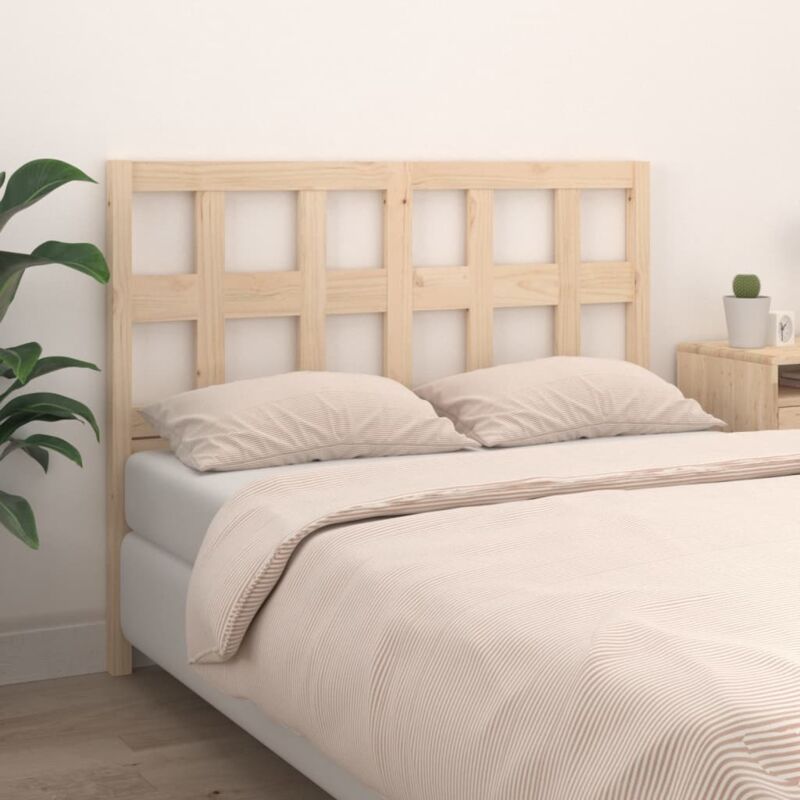 foto del prodotto vidaxl testiera letto 125,5x4x100cm in legno massello di pino