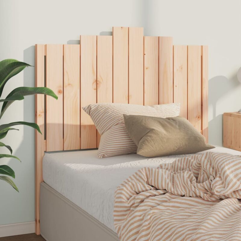 foto del prodotto vidaxl testiera per letto 106x4x110 cm in legno massello di pino