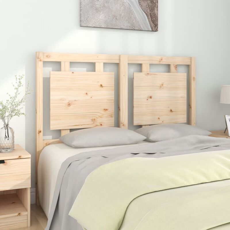 foto del prodotto vidaxl testiera per letto 125,5x4x100 cm in legno massello di pino
