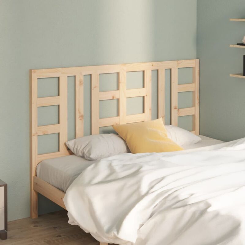 foto del prodotto vidaxl testiera per letto 126x4x100 cm in legno massello di pino