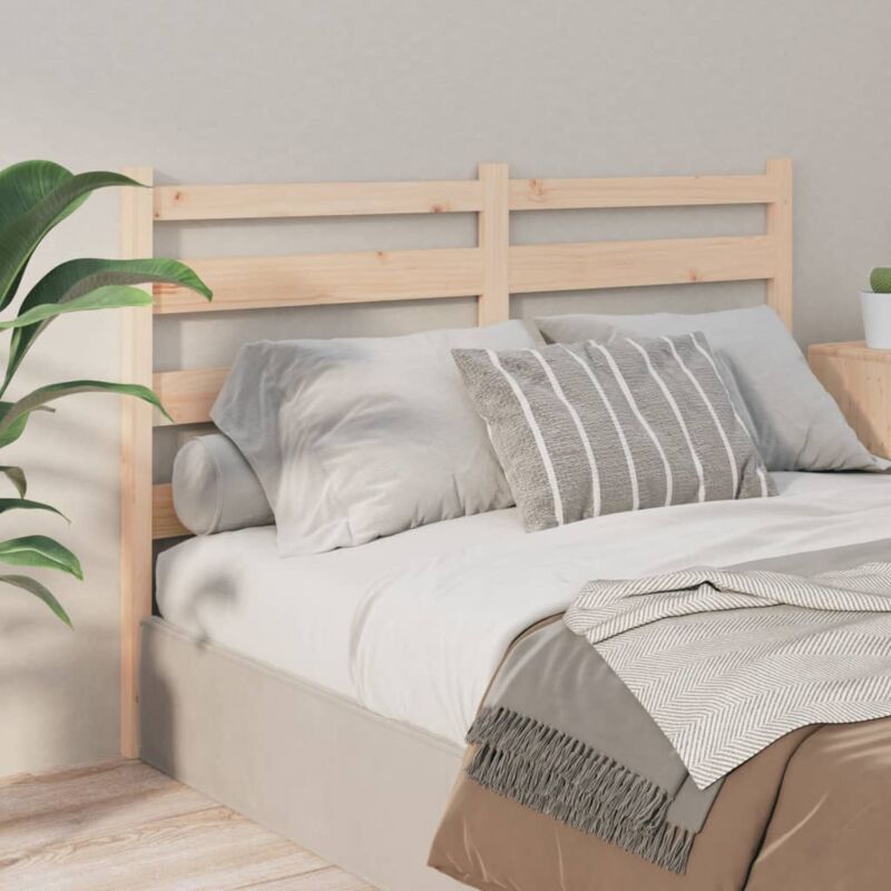 foto del prodotto vidaxl testiera per letto 126x4x100 cm in legno massello di pino