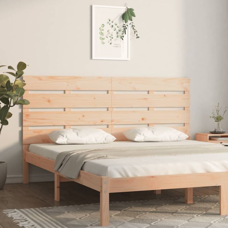 foto del prodotto vidaxl testiera per letto 180x3x80 cm in legno massello di pino
