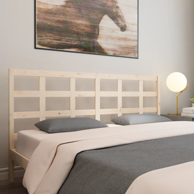 foto del prodotto vidaxl testiera per letto 205,5x4x100 cm legno massello di pino